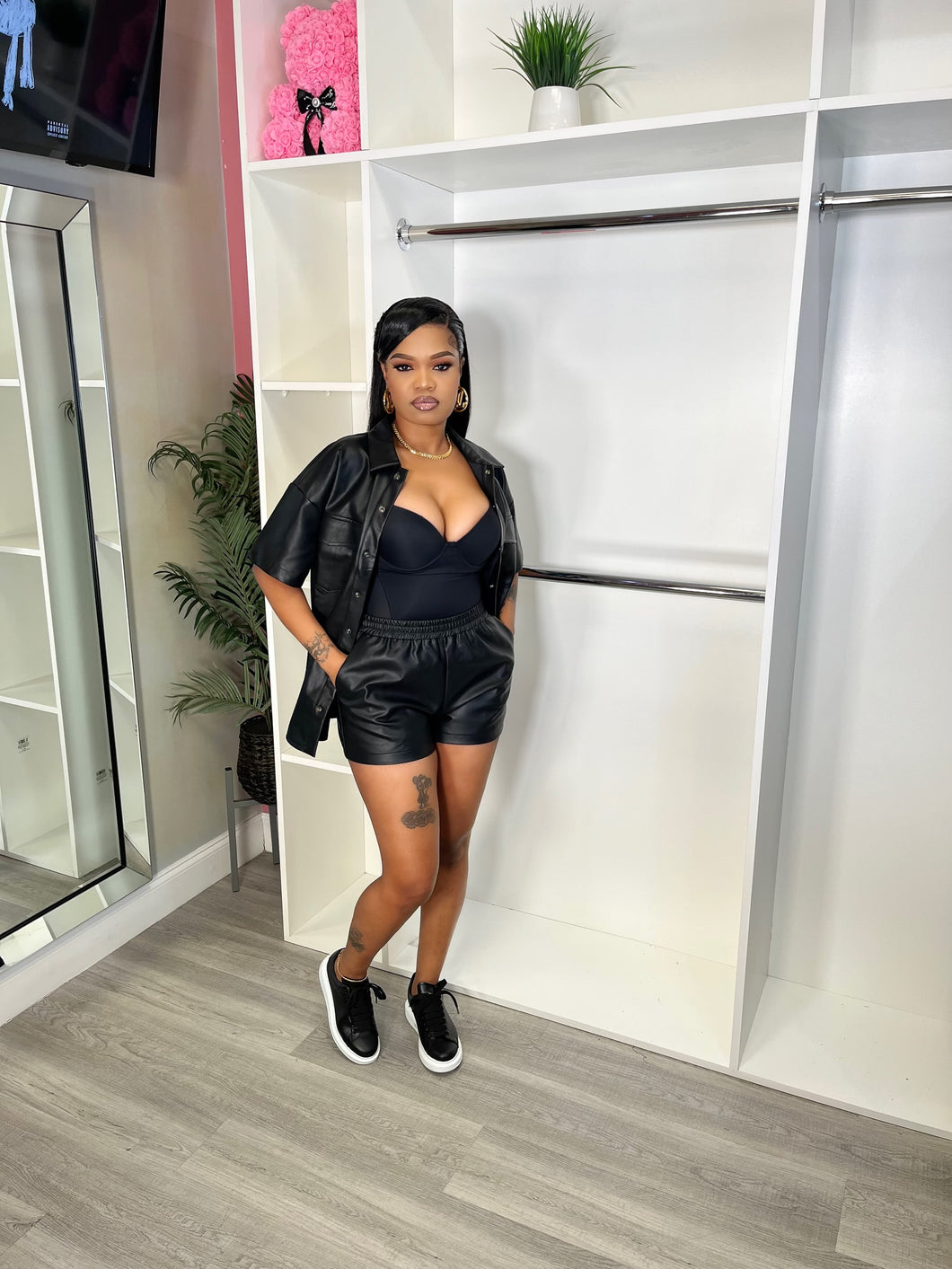 Ri Ri faux leather set