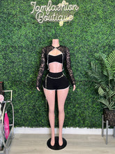 Load image into Gallery viewer, Lace Temptation 3-Piece Short Set