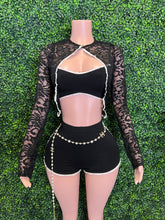 Load image into Gallery viewer, Lace Temptation 3-Piece Short Set