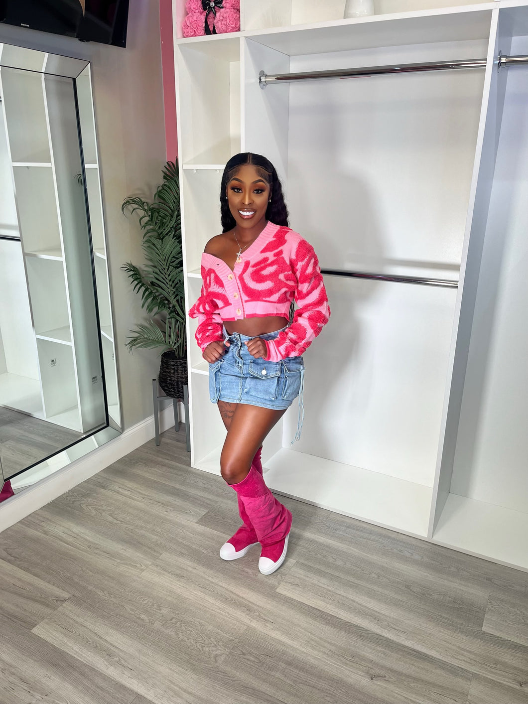 BELLE PINK SWEATER