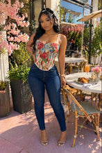 Load image into Gallery viewer, Garden Muse Lace-Up Corset
