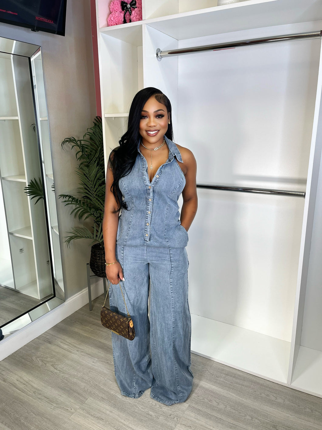 vienan denim jumper