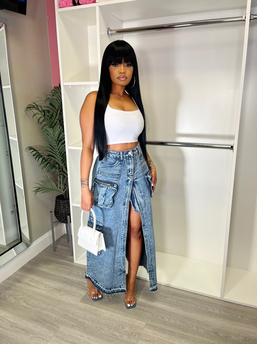 outside crop top