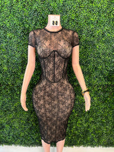 Load image into Gallery viewer, Midnight Illusion Dress