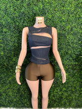 Load image into Gallery viewer, City Cut Denim Top