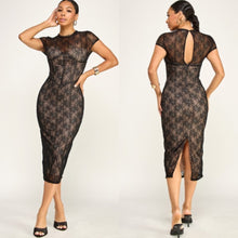 Load image into Gallery viewer, Midnight Illusion Dress