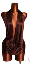 Load image into Gallery viewer, Mocha After Dark Romper