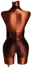 Load image into Gallery viewer, Mocha After Dark Romper