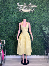 Load image into Gallery viewer, Lemon Drop Midi Dress