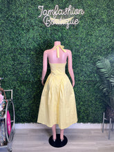Load image into Gallery viewer, Lemon Drop Midi Dress