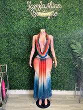 Load image into Gallery viewer, Sunset Luxe Ombre Skirt Set