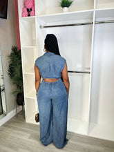 Load image into Gallery viewer, Ariel denim jumpsuit