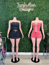 Load image into Gallery viewer, Denim After Dark Skort Set