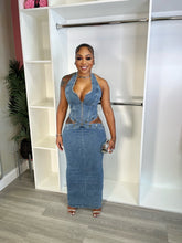 Load image into Gallery viewer, Delia denim dress