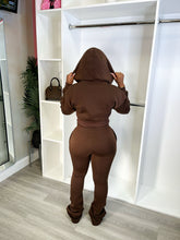Load image into Gallery viewer, FLEECE HOODED TOP AND PANTS SET