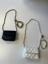 Load image into Gallery viewer, white mini bag waist belt