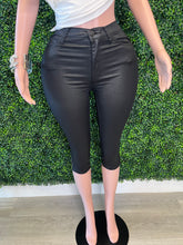 Load image into Gallery viewer, After Dark Waxed Capri Pants