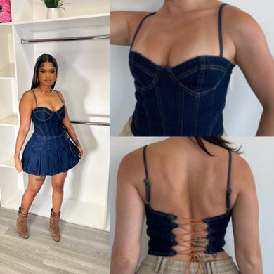 Giana denim top