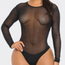 Load image into Gallery viewer, Sheer bodysuit