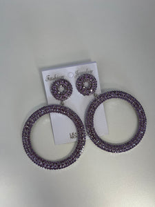Diamond girl earrings