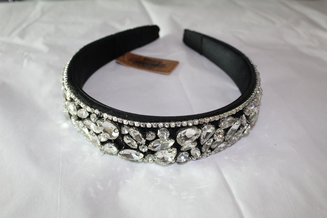 Princess diamond black headband