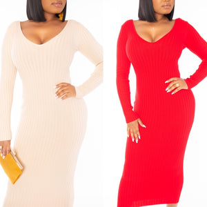 Fall midi dress