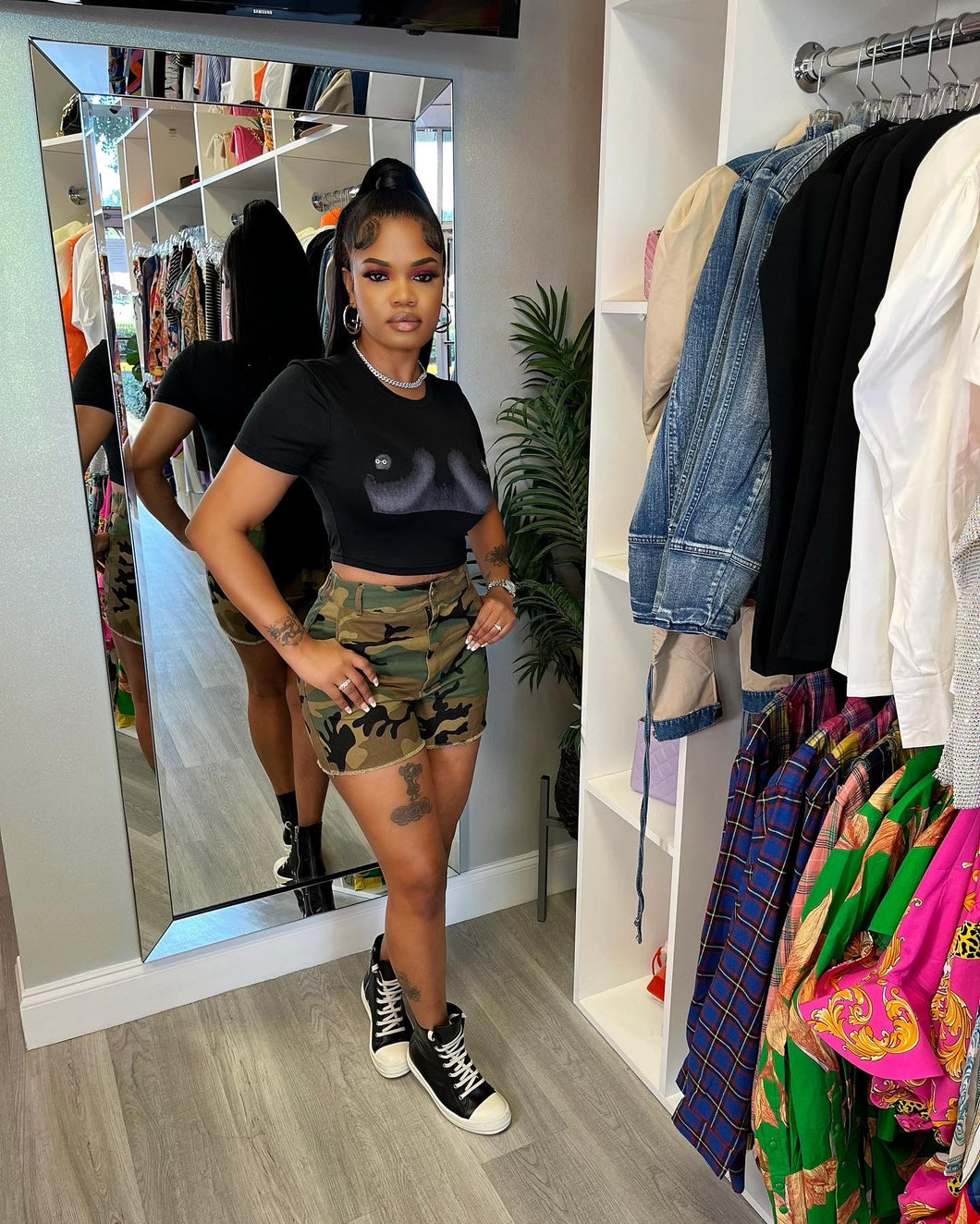 Army fatique short