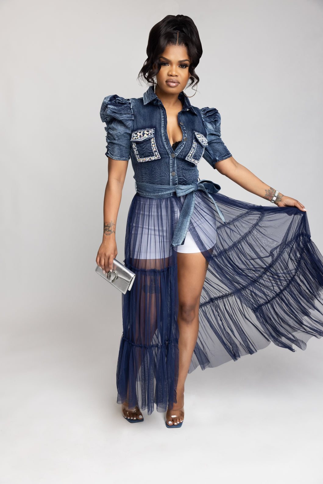princess Denim top